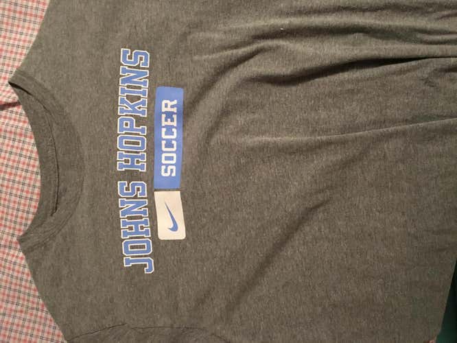 Johns Hopkins soccer nike tshirt