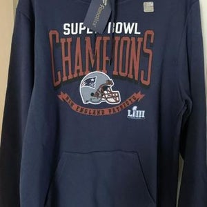 Fanatics Patriots Super Bowl LIII Champions Men’s Sweatshirt Large