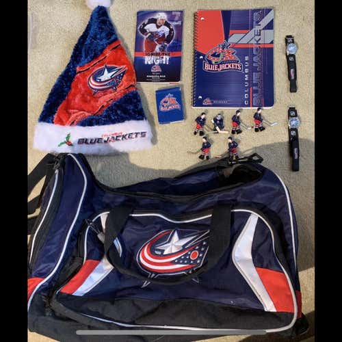 Blue Jackets Travel Bag, Watches, Random Stuff