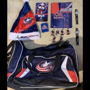 Blue Jackets Travel Bag, Watches, Random Stuff