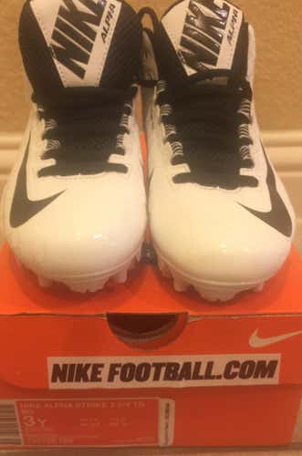 Football...  New Nike Alphia Cleats Size 3.0 Youth