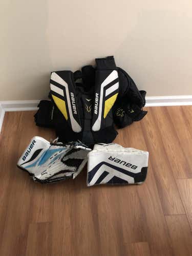 Bauer Street Hockey Glove, Blocker And Chest