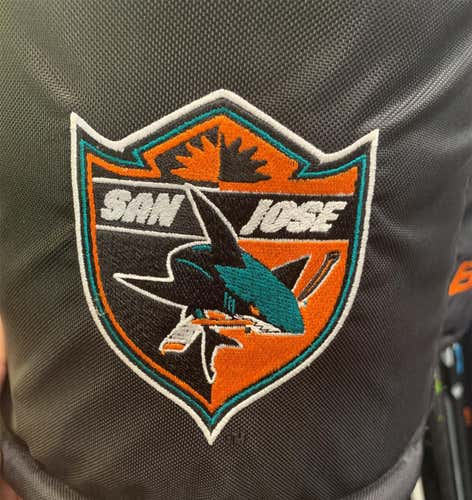 New Retro San Jose Sharks Bauer Vapor 1x Pro Stock Pant Adult Large