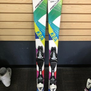 Fischer Koa Skis 120CM w/Adjustable Bindings 4.5 Din