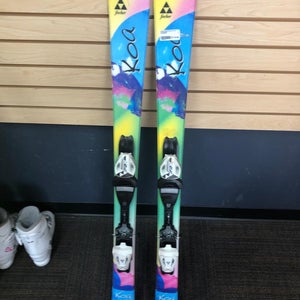 Fischer Koa Skis 120CM w/Adjustable Bindings 4.5 Din