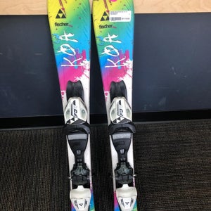 Fischer Koa Skis 80CM w/Adjustable Bindings 4.5 Din
