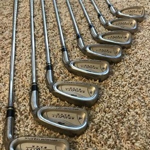 Cobra Gravity Back Optimum Inertia Iron Set-3-PW RH Reg. Flex (9 shaft broken)