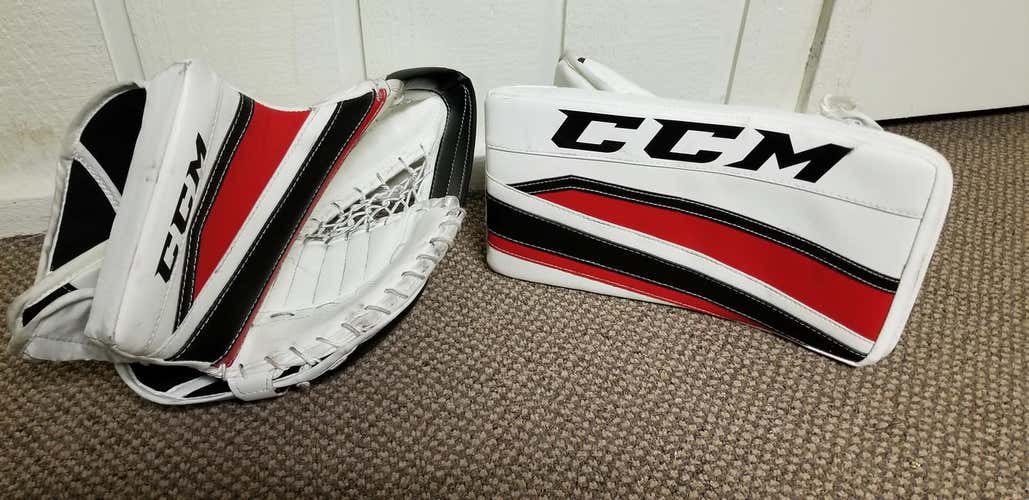 CCM Extreme Flex II 860 Goalie Glove & Blocker Regular Senior