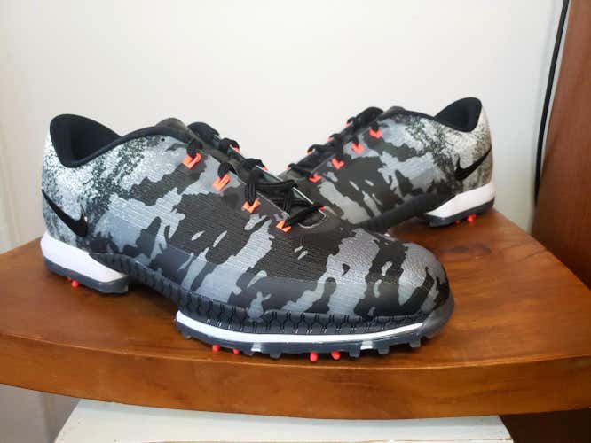 Nike Air Zoom Attack Camo Anthracite Golf Shoes Men's Size 10.5 878959-004
