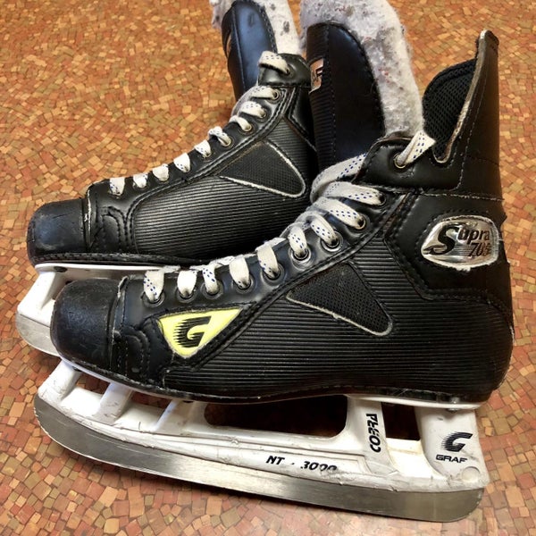 Graf Supra 705 Size 7.0 Regular Good Used Condition- WITH STEP STEEL