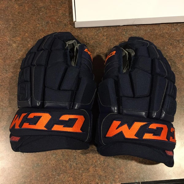 Edmonton Oilers Joe Gambardella Game Used Gloves