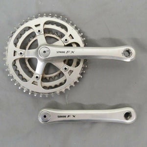 Vintage SR Sakae Japan FX 175mm 46/38/28 Triple Crankset Satisfaction Guaranteed