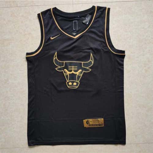 Golden Edition Chicago Bulls Michael Jordan #23 Fully Stitched