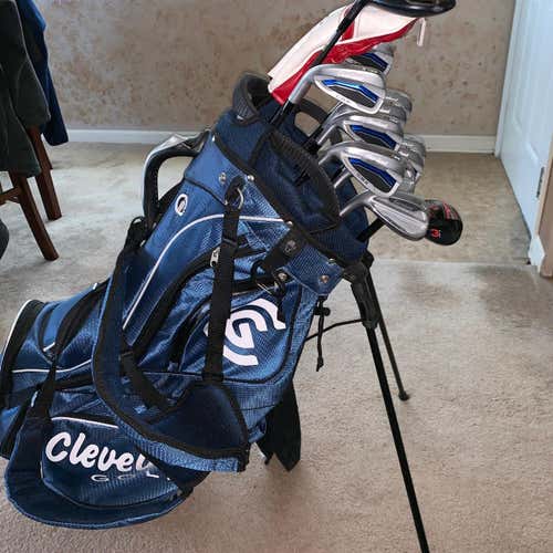 Cleveland CBX Launcher Iron Set Lefty, 4-58 + Cleveland BLACK 3w, And C3i 65 Degree Wedge