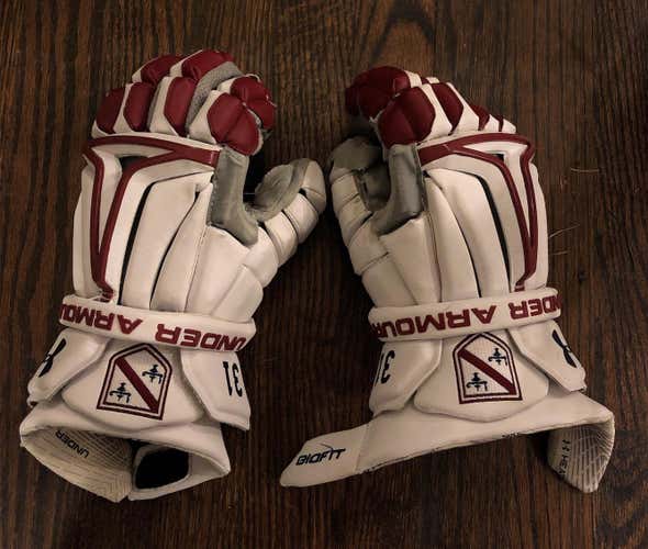 Taft Lacrosse Team Gloves Size 13 UA Biofit II