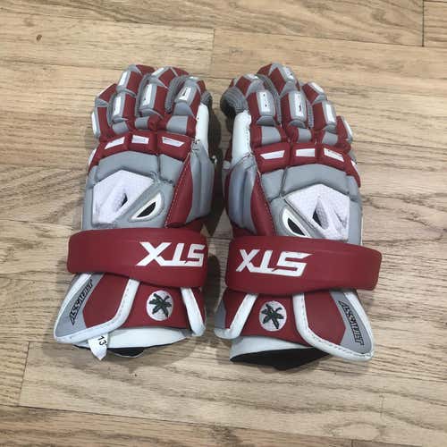 Custom Ohio State Lacrosse Gloves Stx Assault