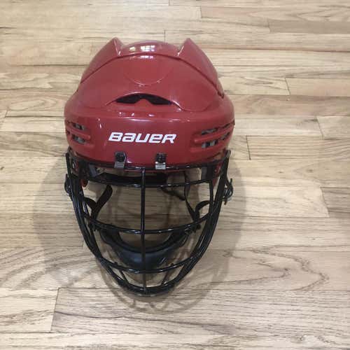 Bauer Hockey Helmet Red