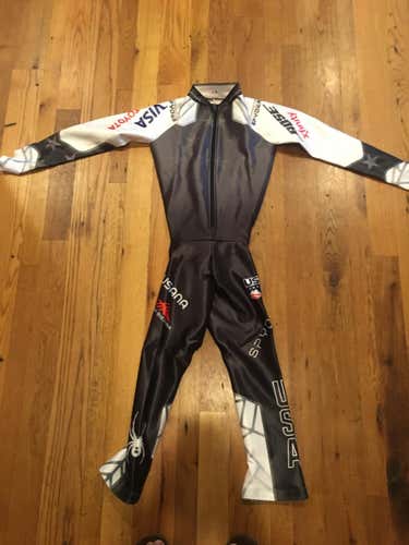BRAND New Spyder US Ski Team official Downhill Suit-Never been used-Size L