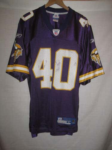 Vintage Minnesota Vikings Jim Kleinsasser Reebok Football Jersey men's S