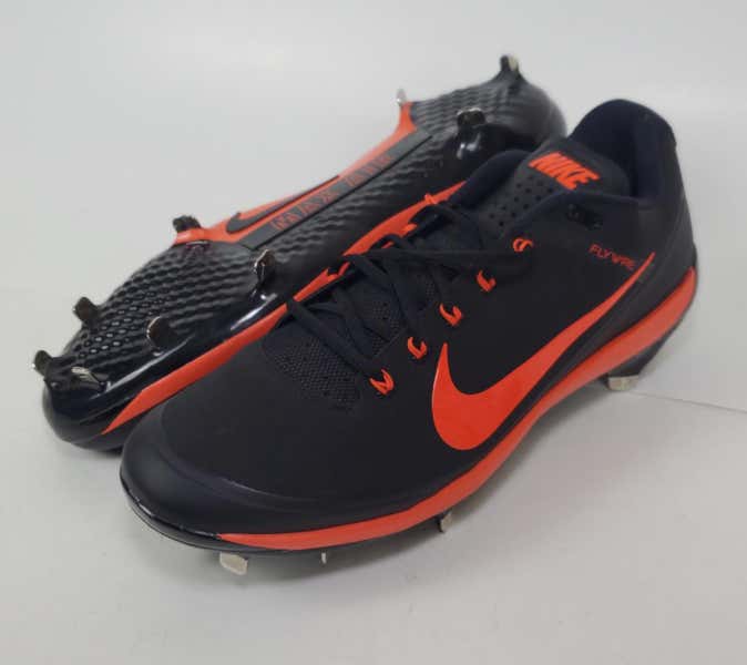 New Nike Air Clipper FLYWIRE (US Size 15) Black Orange Baseball