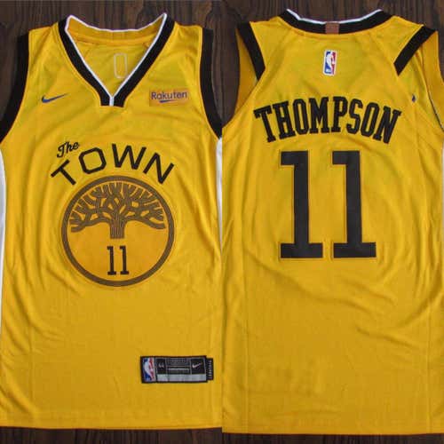Golden State Warriors The Town Thompson #11 NWT Men’s Fully Stitched