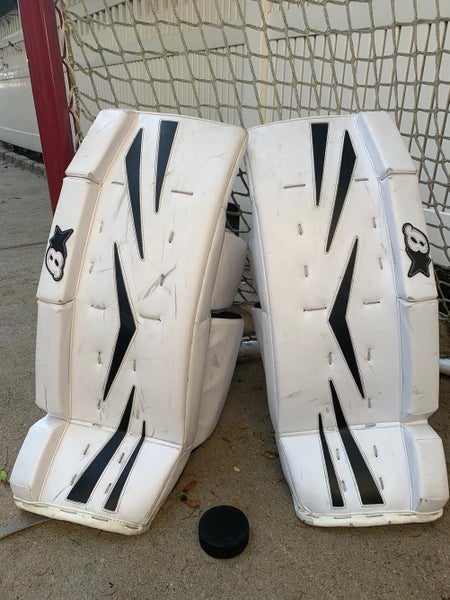 Brian's NetZero Goalie Leg Pads Junior 27+1" GREAT CONDITION ! FAST SHIPPING ! FREE BLUE COLOR KIT !