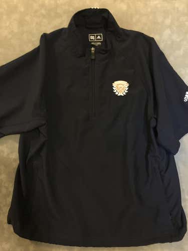 Adidas Clima Proof All-Weather Short Sleeve Wind-Jacket - Size YL