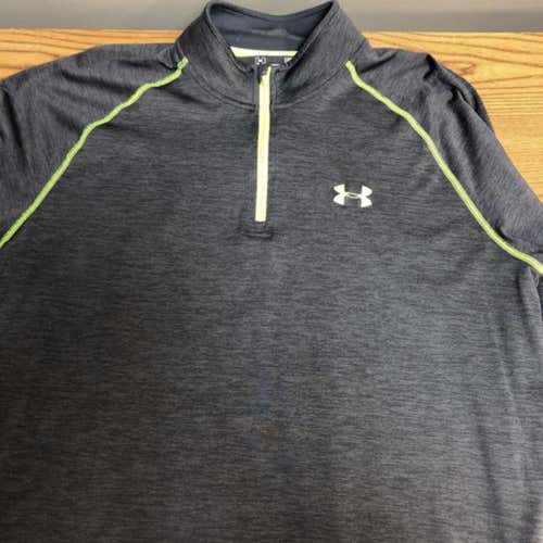 Bundle Deal Under Armour Grey/Neon Green 1/4 ZIP Easton Wooley & Bauer Supreme Hoody Sr Large