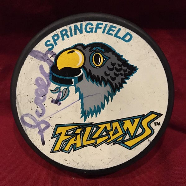 Springfield Falcons AHL Hockey Puck Lot - 2 Pucks You Get Both