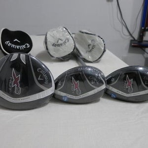 Callaway X2 Hot 4-Wood & Hybrids Set - 17* - 22* - 25* - Ladies Graphite - NEW