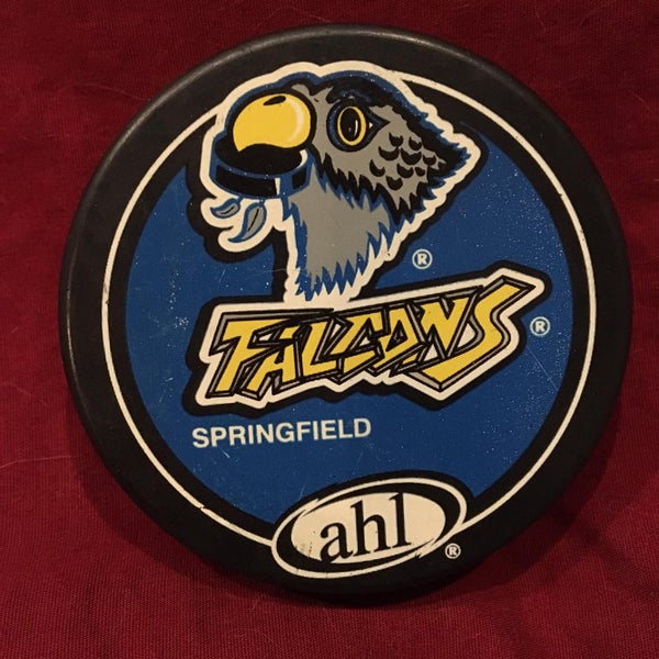 Springfield Falcons AHL Hockey Puck Lot - 2 Pucks You Get Both