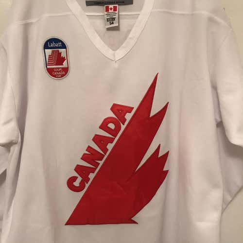 TEAM CANADA WHITE JERSEY BOBBY ORR - NEW, TAGS - FIGHTING STRAP