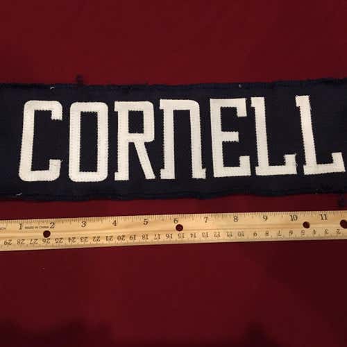 Mike CORNELL Springfield Falcons AHL Hockey Jersey Nameplate Tag - Blue Jackets