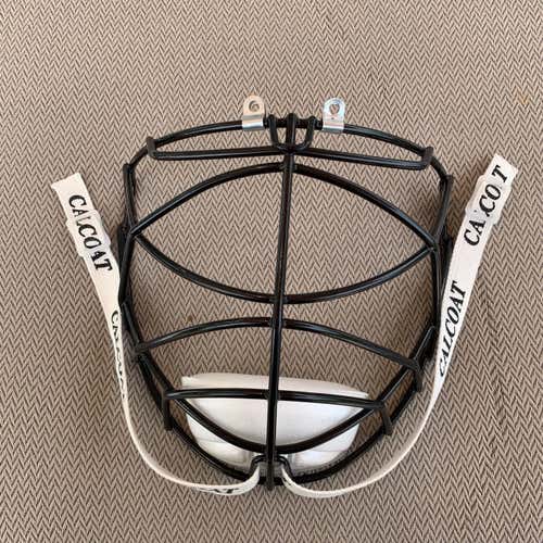 Rare New Calcoat Senior 411 Black Cage Mask
