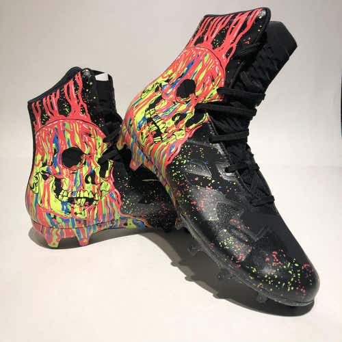 Under Armour Highlight MC LE Lacrosse/ Football Cleats Black / Neo Pulse Size 11