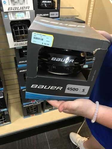 New Bauer 4500 Helmet Black Small