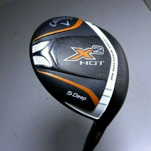 Callaway X2 Hot Deep 5-Wood 18.5* RH Aldila Tour Green R-Flex +HC