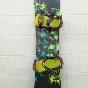 K2 Mini Turbo 130cm Twin-Tip All-Mountain Snowboard w/RIDE Phenom Bindings GREAT