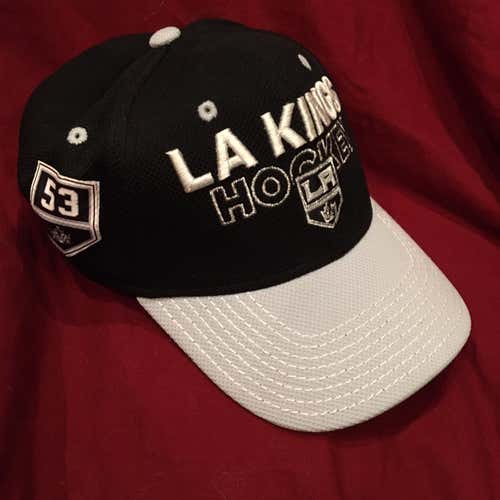 Kevin Gravel #53 LA Kings team Issued Game Used Worn NHL Adidas Hat