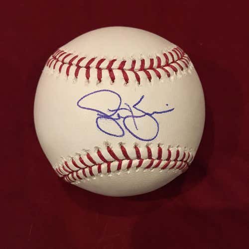 Scott Kazmir Signed Autographed MLB OML Rawlings Baseball Ball