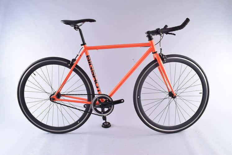 Big Shot Bikes Havana Fixie 52cm 700c Fixed Gear Single Speed Rim Brake Bullhorn