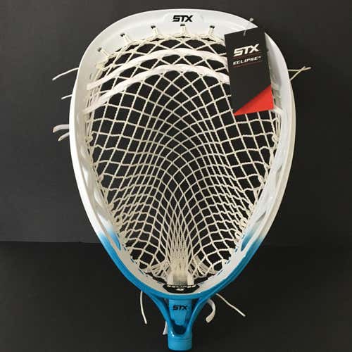 BRAND NEW STX Eclipse 2 w/ 12D G3 Mesh - Carolina Blue Inside-Out Dye Goalie Head Eclipse II