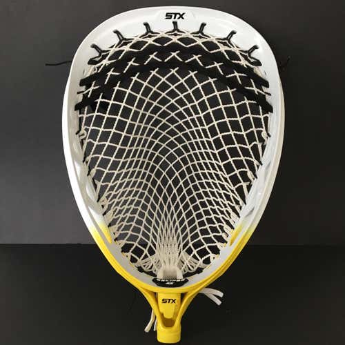 BRAND NEW STX Eclipse 2 w/ 12D G3 Mesh - Yellow Inside-Out Dye Goalie Head