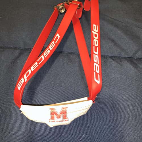 M White And Red Chinstrap