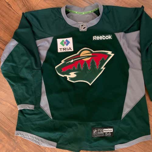 pro stock Reebok Minnesota Wild practice jerseypro stock Reebok Minnesota Wild practice jersey
