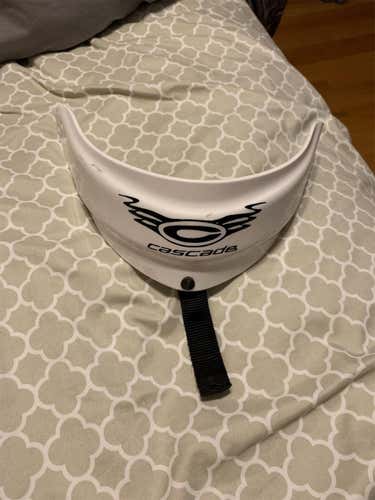 Rare White Cascade Throat Guard
