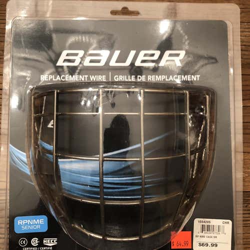 Bauer Senior Goalie NME Replacement Cage - Certified - Like New