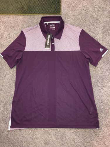 Brand New Mens Adidas Climachill Golf Polo Size L