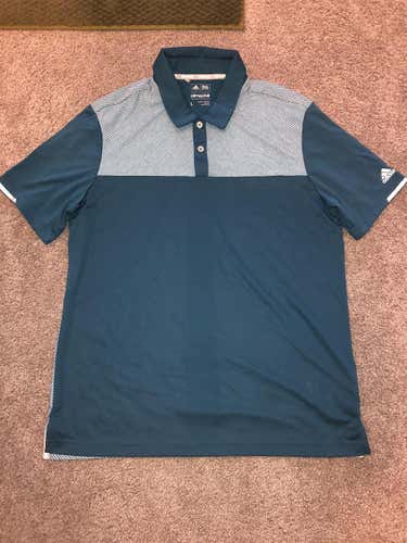 Brand New Mens Adidas Climachill Golf Polo Size L