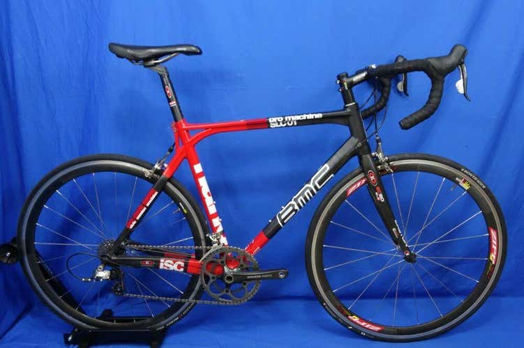 BMC Pro Machine SLC01 Carbon Road Bike - 53cm - Zipp 303 W/S Sram Force EC90